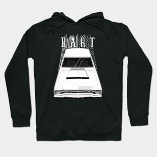 Dodge Dart 1968 - white Hoodie